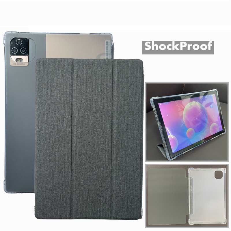 Funda Universal de 10,1 pulgadas para Tablet PC, carcasa protectora de silicona suave de TPU transparente para Tablet PC Android de 10 y 10,1 pulgadas