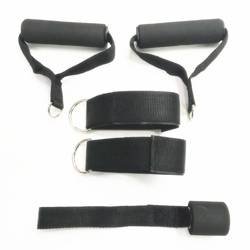 Pull Rope Handle Durable Wide Resistant Grips Gym Training Heavy Duty D-Handle