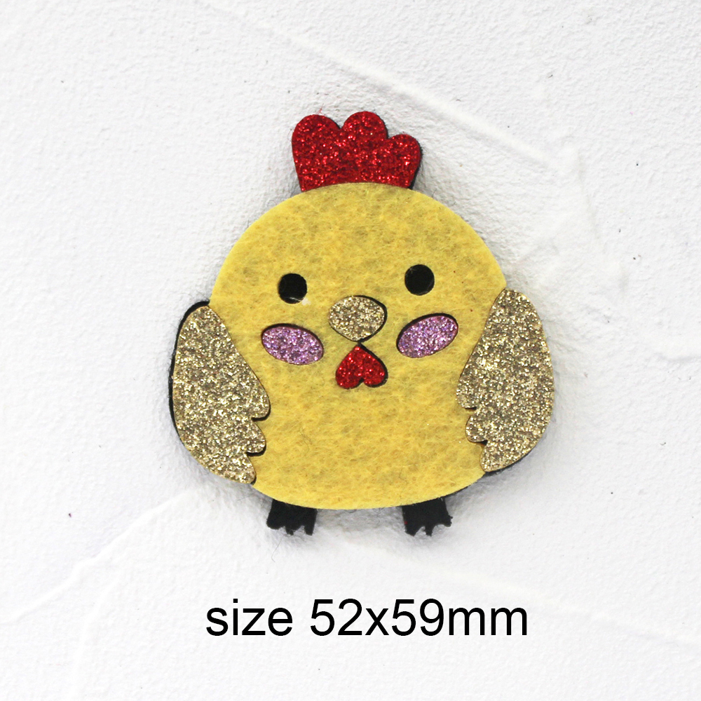 10 szt. Brokatowy króliczek filc dla DIY niemowlę dziewczynka Królik utrzymać marchewka akcesoria Kawaii wielkanocne sierść zwierzęca nakrycia głowy dzieci: MATOWE