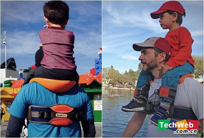 Porte-épaule mains libres Nylon enfant sangle cavalier pour 2-5 ans enfants bébé plus sûr kangourou enveloppement bretelles