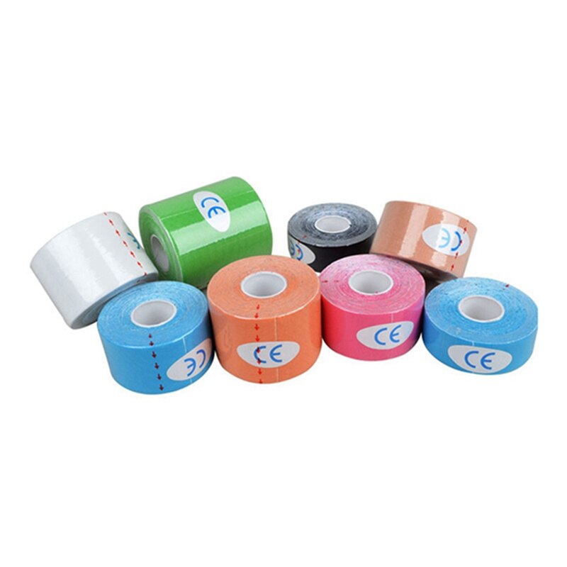 5cm x 5m selvklebende teip atletisk muskelstøtte fysio stropping bånd sport taping trening trening trening muskel beskytter