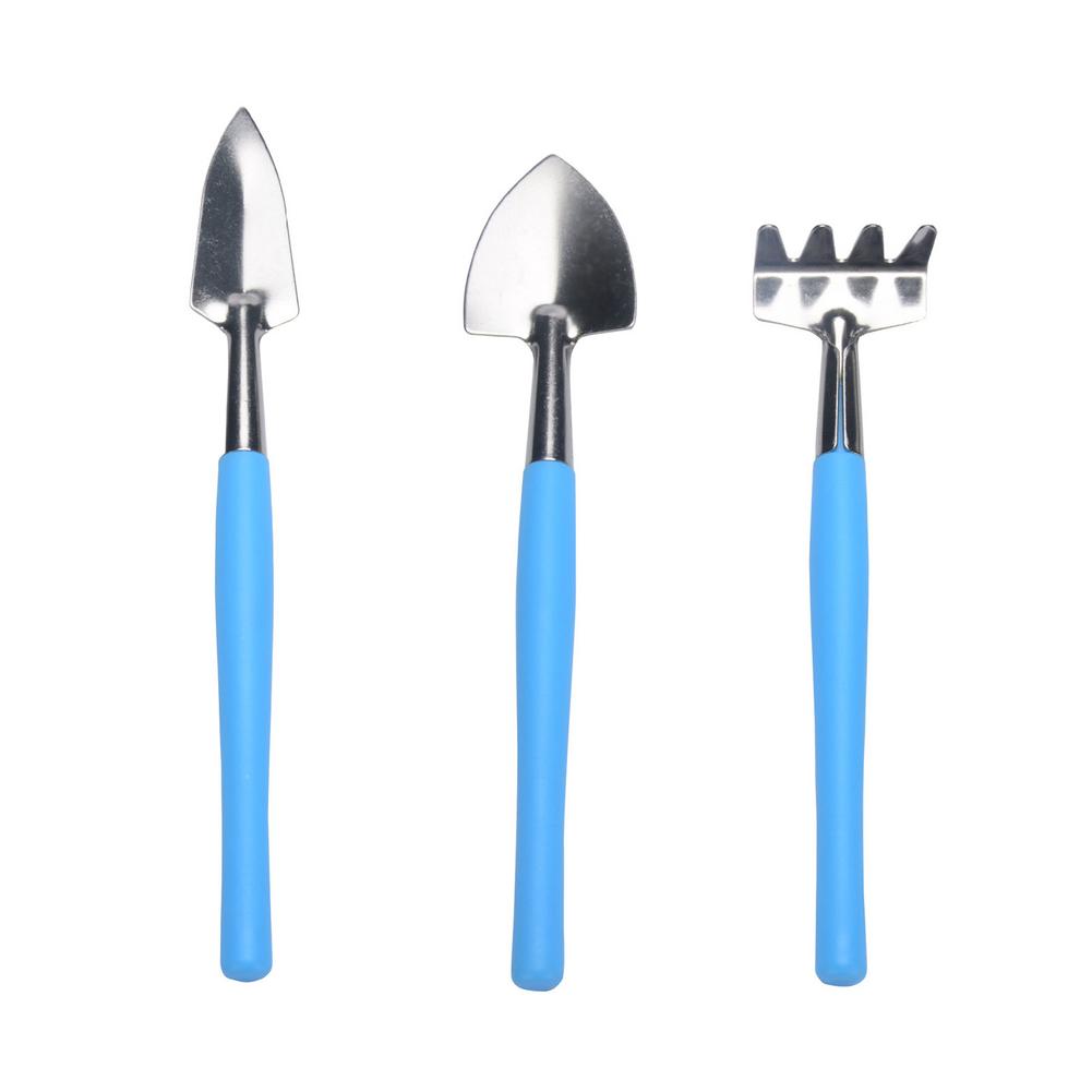 Set 4 Mini Attrezzi Da Giardino In Lega - Decorazioni Per Case Delle Bambole E Progetti Fai Da Te, Marrone - Foto 2