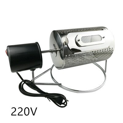 Thuis Roestvrij Staal Koffie Roosteren Machine Koffiebrander Roller Baker 110/220V Bakingtools Fry Pinda Graan Noten droger: 220V