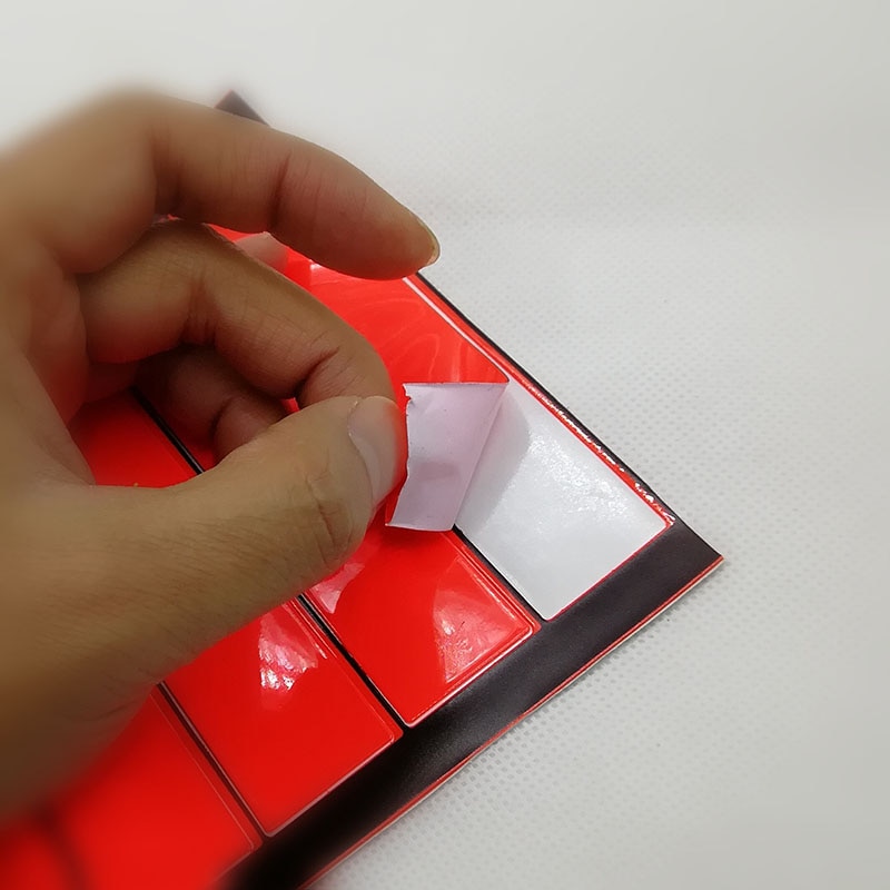 Motorcycle Bicycle Sticker Reflective Stickers Cycling Warning Reflector Film Cycling Decal Tape Horizontal stickers