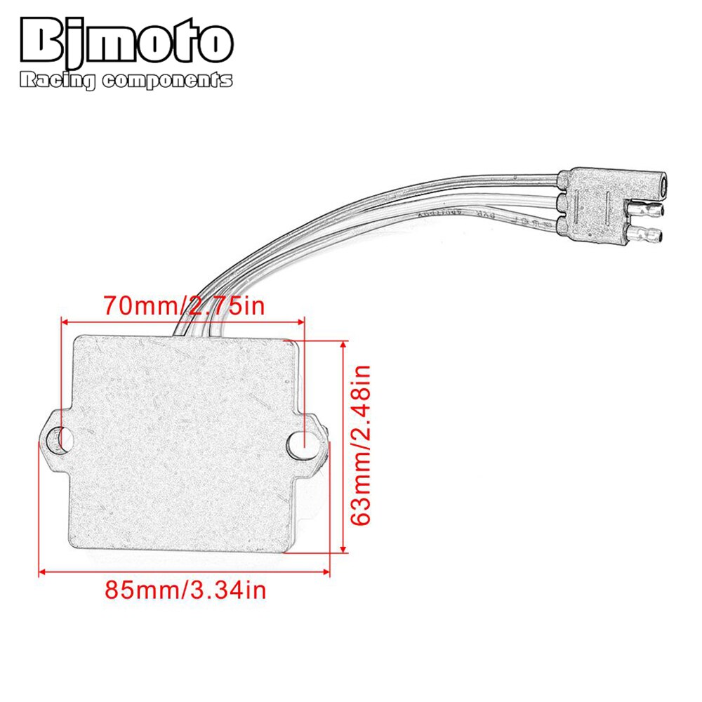 Bjmoto spenningsregulator likeretter for polaris 500 transport widetrak lx carb l/c for polaris 500 xc sp edge xm -10 f/ o carb l/c