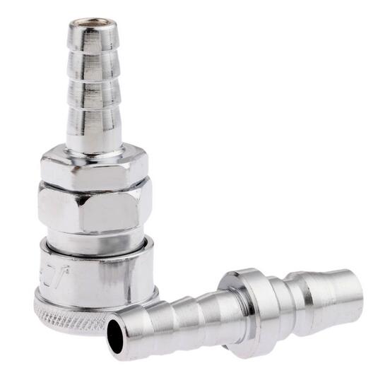 2Pcs Pneumatic Fittings Air Line Hose Compressor Connector Quick Release Coupler Air Line Fittings for 10mm Hose Pneumatic Parts