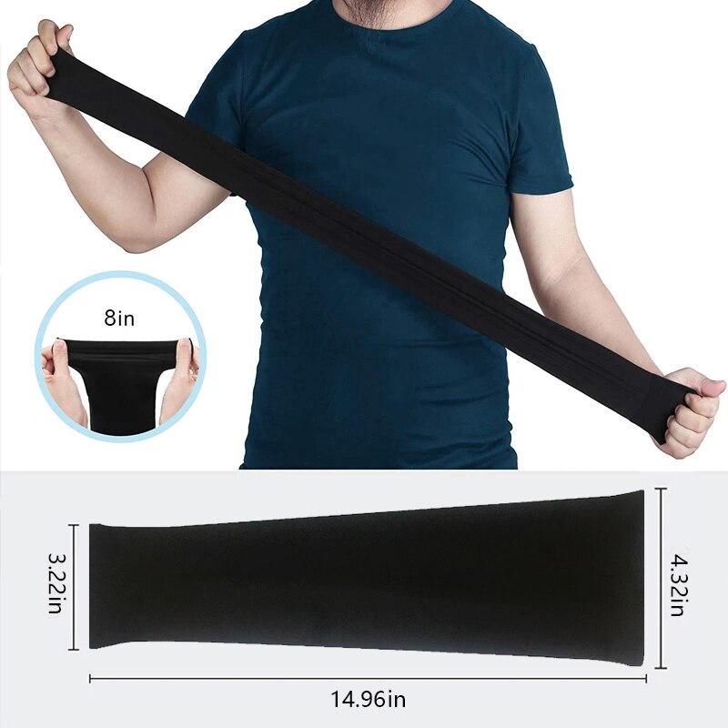 1 paio di sport estivi assorbenti per il sudore protezione UV Unisex set di bracci freddi per ciclismo pallacanestro correre maniche da braccio da pallavolo