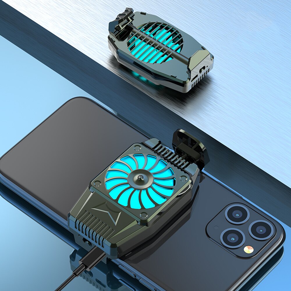 Telefon komórkowy Cooler Semiconductor Pad USB mobilny smartfon grzejnik uchwyt do gier uchwyt wentylatora chłodzącego Radiator chowany klamra