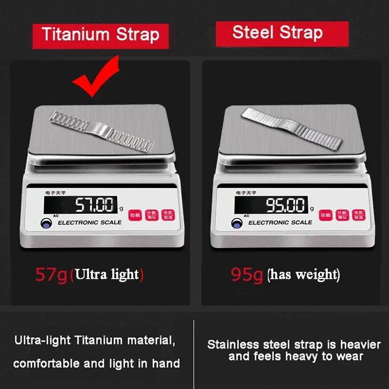 Correa de Metal de titanio sin huecos para Samsung Galaxy Watch 7/FE/6Classic 40 44mm 43mm 47mm 5Pro 45mm reloj 4 pulsera clásica 46 42mm