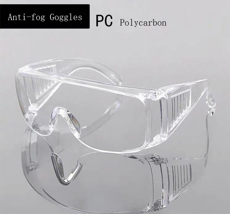 Anti fog Virus Dust Splash Proof Safety Eye Protective Goggles Eyewear Protection Glasses Blocking Splash of Chemical Liquid: PC