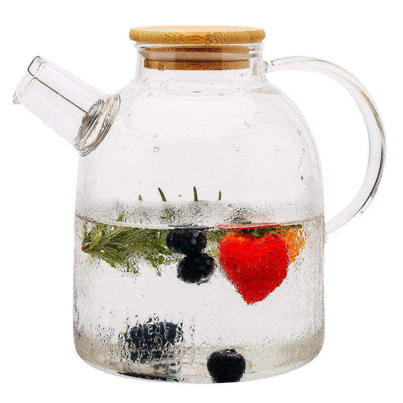 Cool Waterkoker Glas Hittebestendige Huishoudelijke Koud Water Cup Koude Ketel Nordic Transparante Waterkoker Theepot
