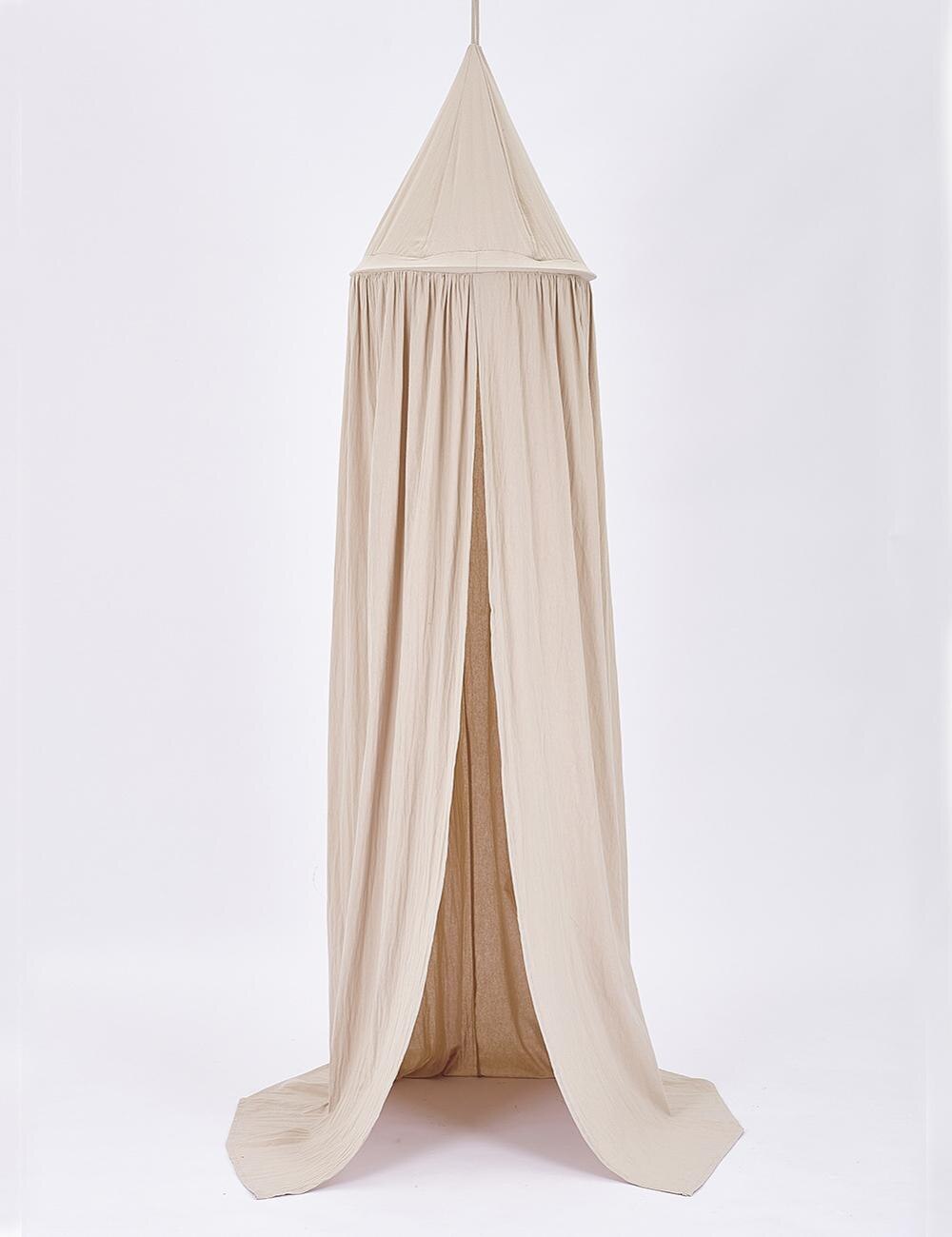 Tienda de campaña para bebés, dosel para cama de princesa, carpa de juegos para niños, carpa para cuna, red para decoración de habitación para niños, tienda para leer: light khaki
