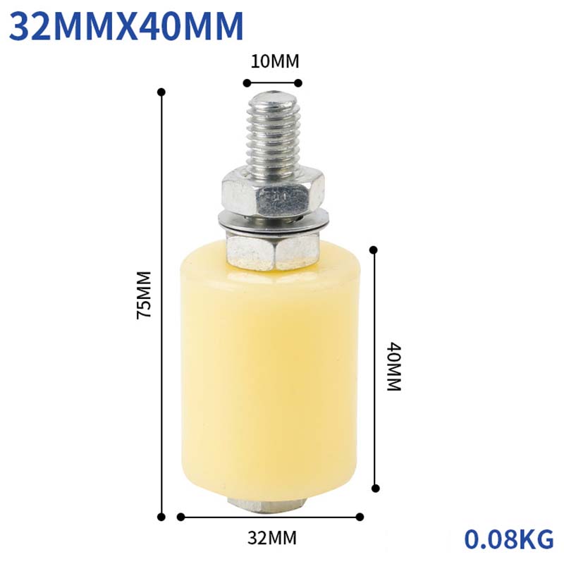1 stk. pp stålrullelager føringshjul for skyveport