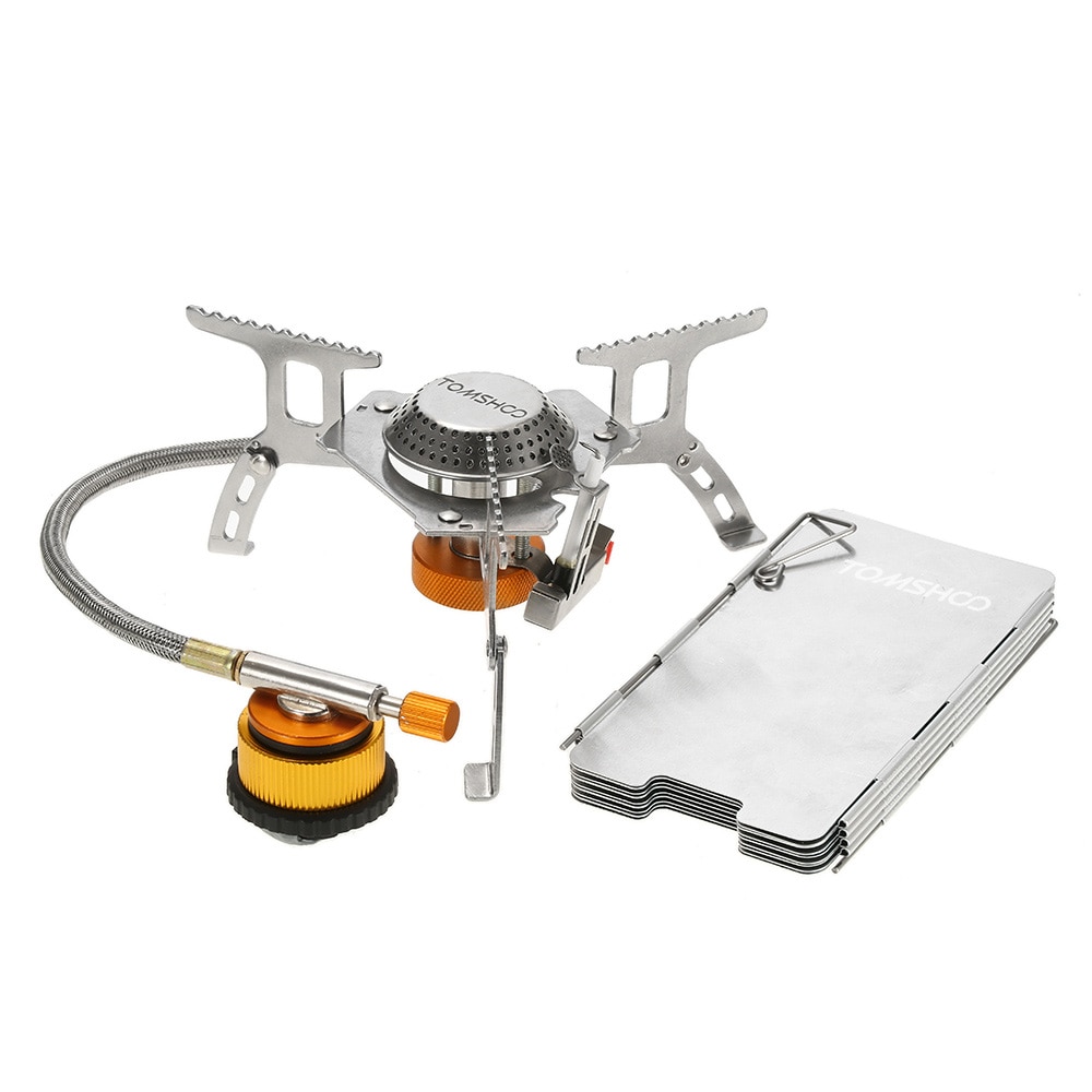 Stufa a Gas Fornello Da Campeggio Bruciatore A Gas Portatile Pieghevole Outdoor Zaino In Spalla Butano Gas di Campeggio di Picnic Stufa del Bruciatore 2800W