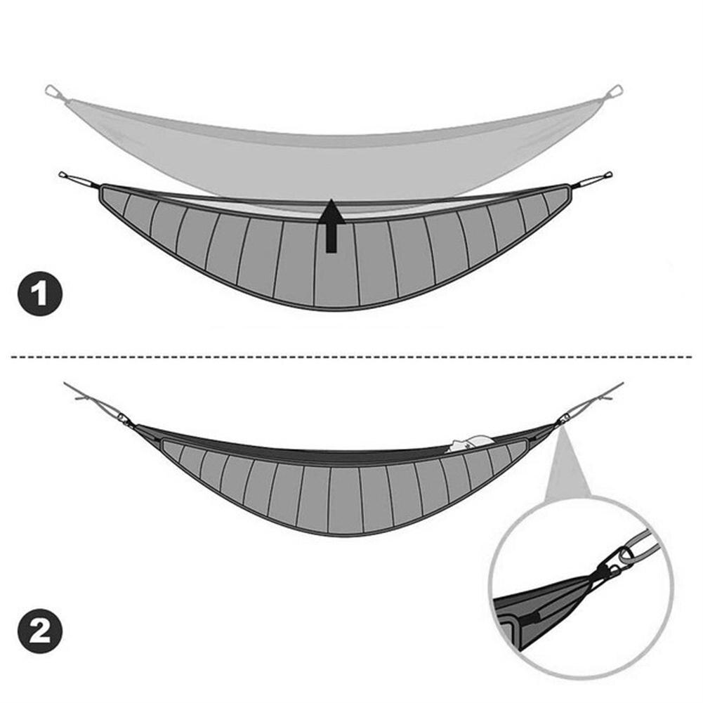 Outdoor Nylon Winter Warm Hammock Ultralight Outdoor Camping Hammock Backpacking Travel Camping Gear