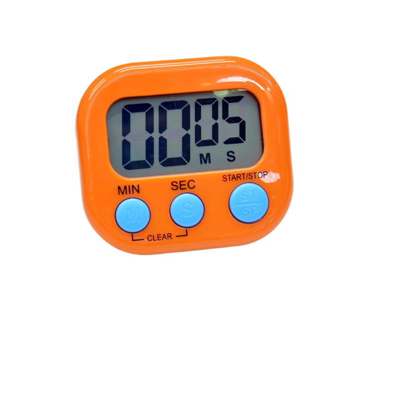 LED Counter Display Alarm Clock Manual Electronic Countdown Sports Magnetic Digital Timer Kitchen Cooking Shower Study Stopwatch