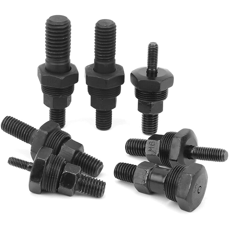 7PCS Metric M3 M4 M5 M6 M8 M10 M12 Rivet Nut Mandrel and Nose Piece Riveter Tip Spare Part