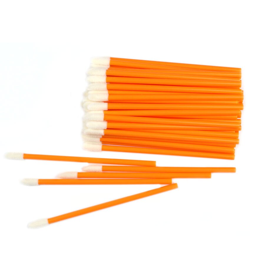 2000pcs Lip Brush Disposable Makeup Applicators Lip Gloss Brush Lipstick Applicator Wand Multicolor Makeup Kits Beauty Cosmetic: 2000pcs Orange