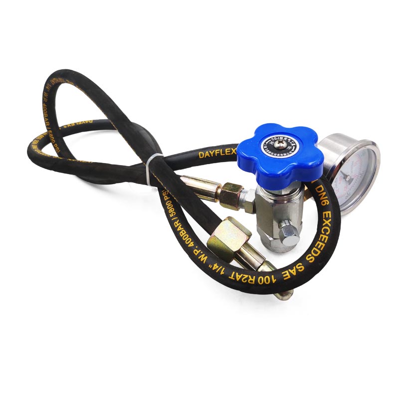 hydraulic accumulator charging accessory CQJ-16 CQJ-25 CQJ-40 thread M14*1.5 CQJ type nitrogen N2 tools NXQ series