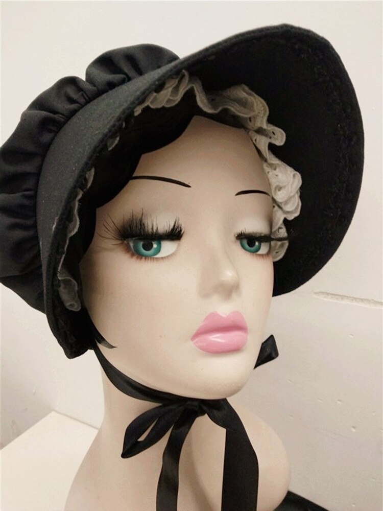 Gorros de algodón y lino para mujer, sombrero de pescador europeo Medieval, Vintage, Hepburn, , británico, Primavera, Otoño e Invierno