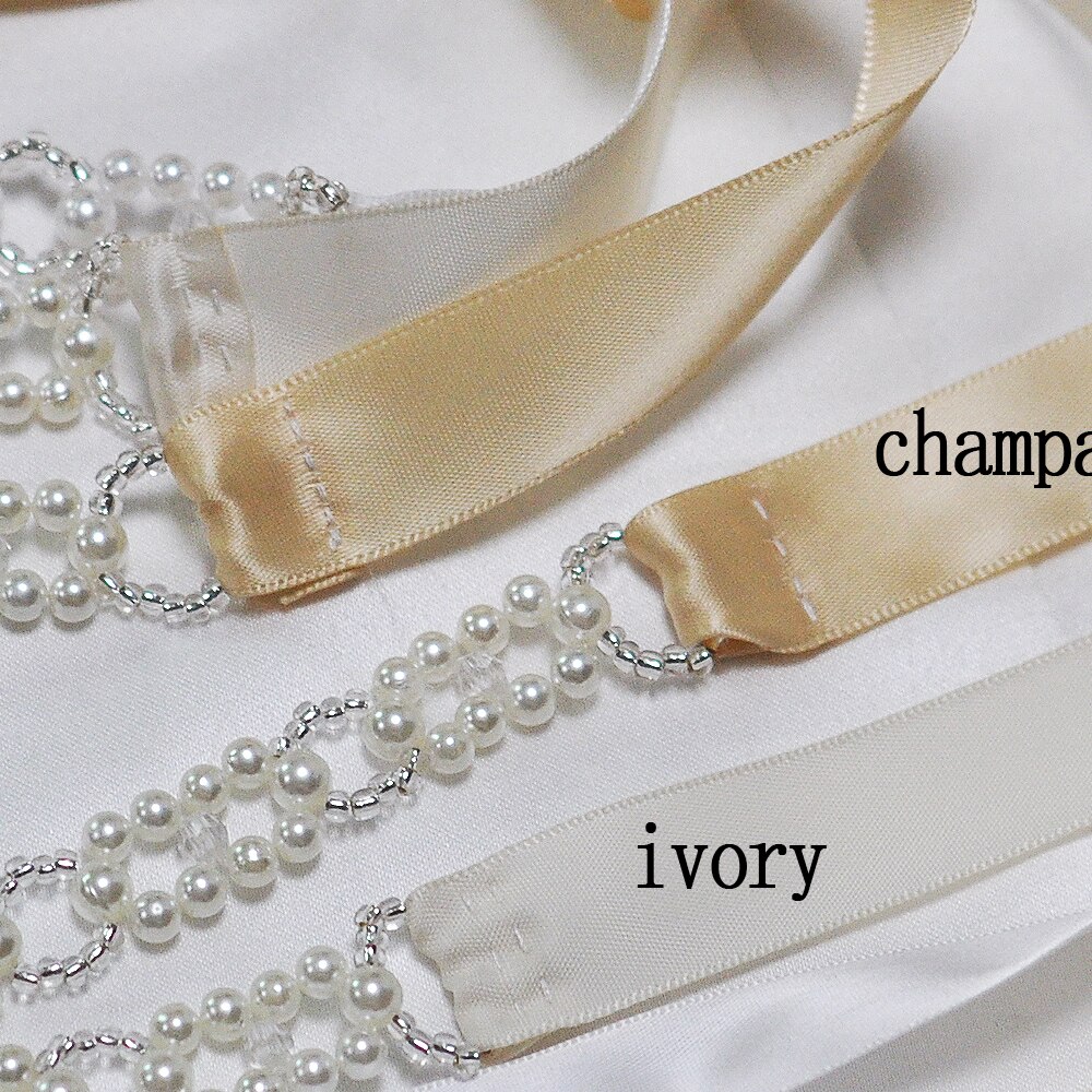 TRXY S246 Wedding Belts Ivory Beading Bridal Belts Pearls Women Belts Fashioon Formal Belts for Girl Party Night Dress
