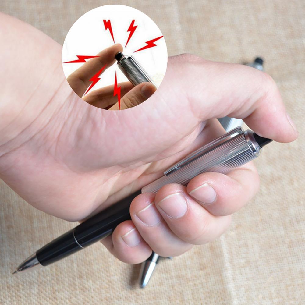 Funny Electric Ballpoint Pen Toy Interesting Surprising Shocking Joke Toys Ballpoint Pen Office School Supplies