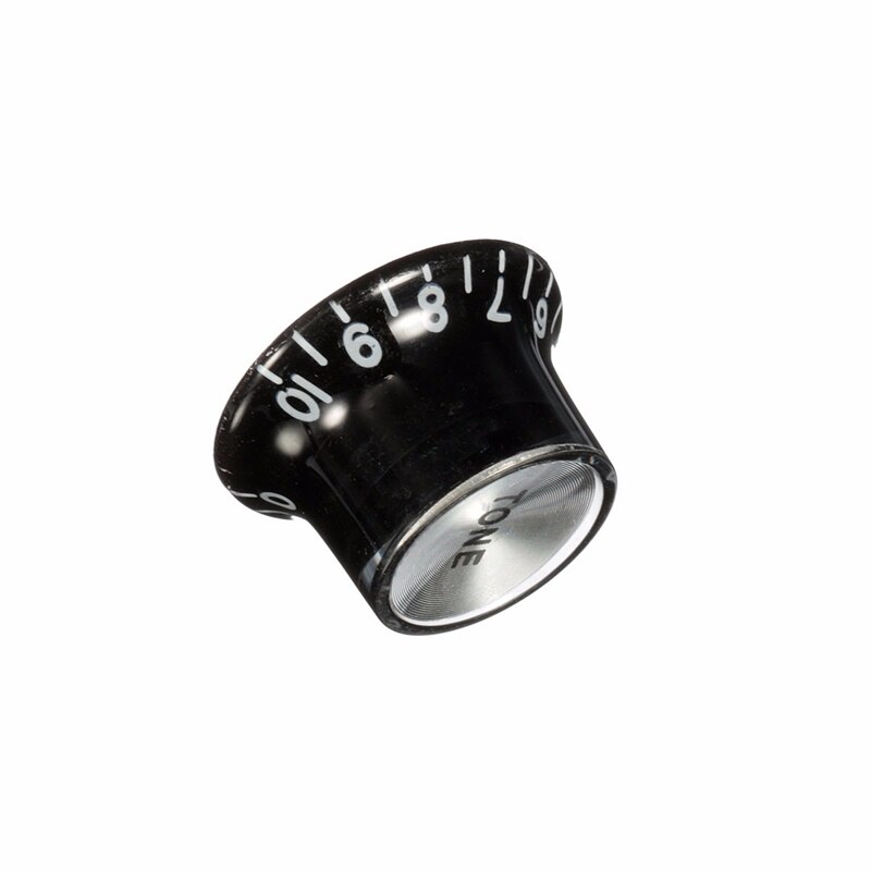 4Pcs/lot Guitar Knob Sets Kit Guitar Rotary Knobs 2 Volumes & 2 Tones For Electric Guitar Replacement Black Parts & Accessories