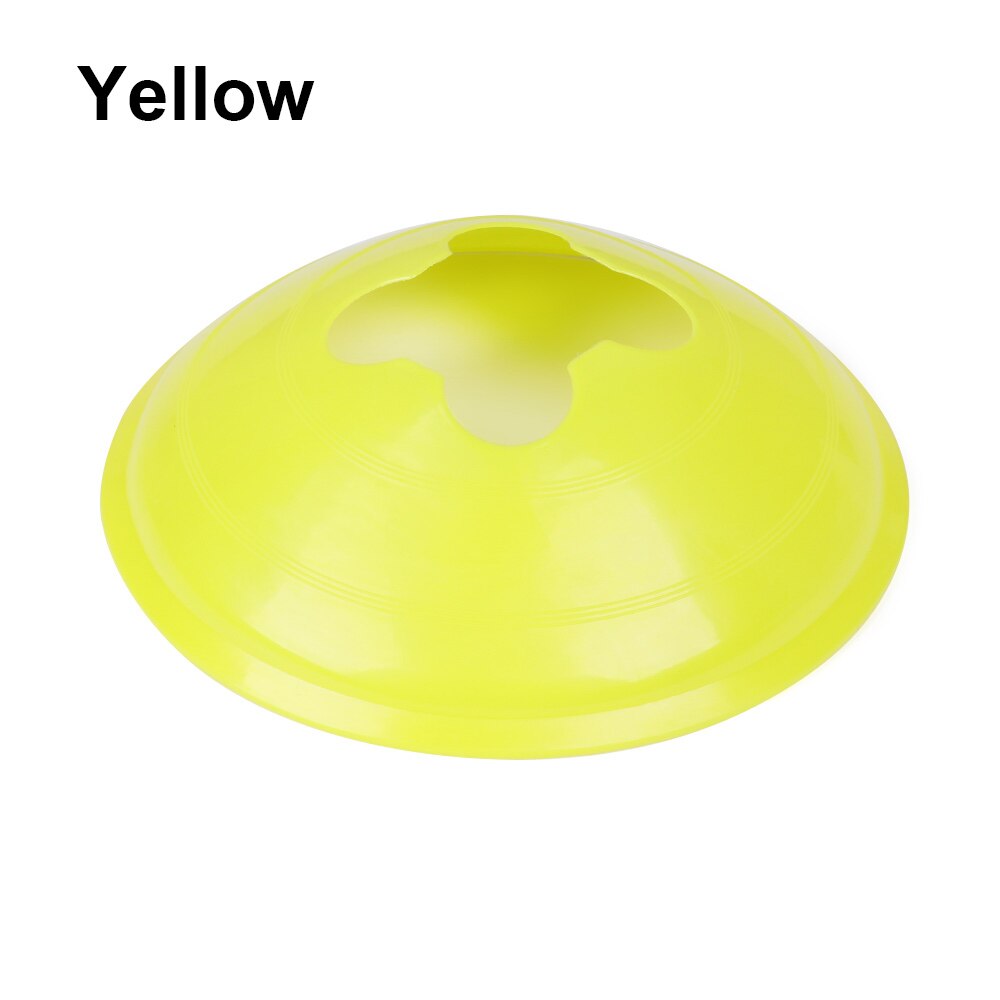 5Pcs Outdoor Sports Football Speed Training Disc Cone Inline Skating Cross Track Marker Soccer Cross Speed Training Marking Cup: Yellow1