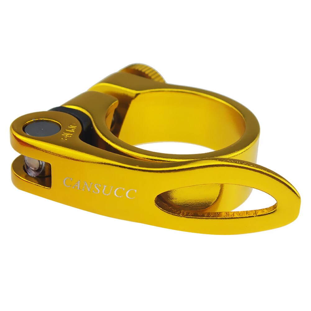 Racefiets mountainbike zadelpenklemmen zadelpenbevestigingsring fietsaccessoires fiets snelspanner zadelbuisklem: Goud