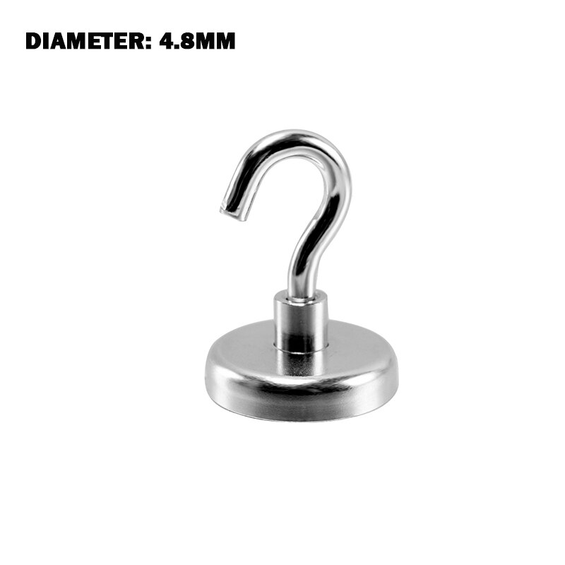 Magnetic Hooks Powerful Heavy Duty Neodymium Magnet Hanger Strong Magnetic Cup Hanging Hangers Key Coat Wall Hook: D48