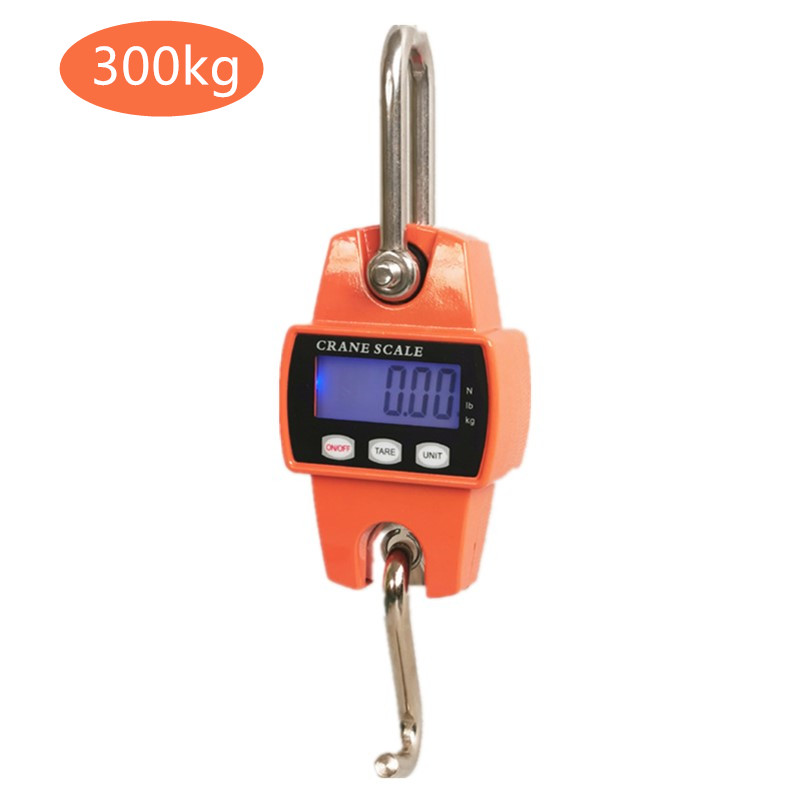 Crane Scale 300kg 150kg 200kg 500kg/100g 1kg/0.1g 2kg/1g Heavy Duty Hanging Hook Scales Digital High Accurate Weight Tool 40%off: F 300kg