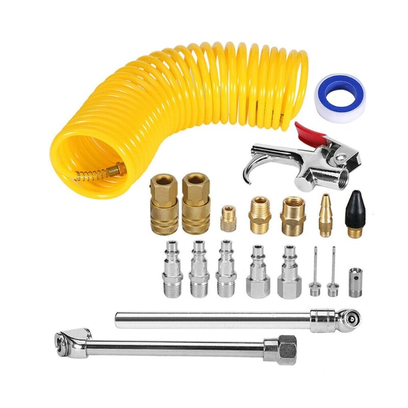 20 pcs air compressor accessory kit, pneumatic dust removal injection system kit