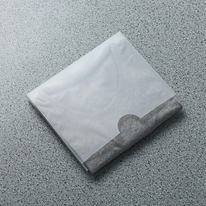 Closet Lazy Folding Board Multi-function Folder Space Saving Wardrobe Storage Dust-proof Storage Boxes For Home Travel: Frosted 1PCS / 25x27cm