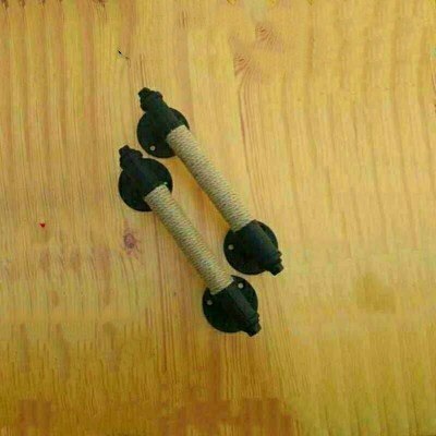 Industrial Style Pipe Furniture Handle Sliding Barn Wooden Door Handles B Style