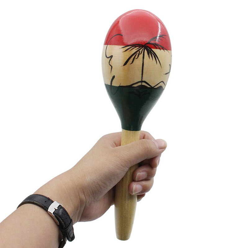 A Pair Maracas Colourful Wooden Tropical Party Percussion Sha Fun Maracas Adult Wood Maracas Musical Percussion Instruments