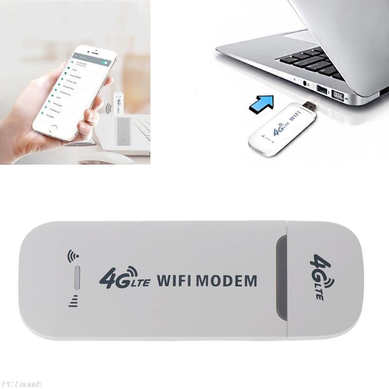 4G LTE USB Modem Netwerk Adapter Met WiFi Hotspot SIM Card 4G Draadloze Router Voor Win XP Vista 7/10 Mac 10.4 IOS