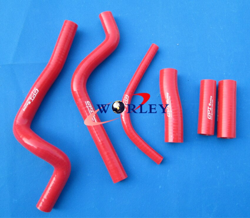 silicone radiator coolant hose kit FOR Honda CR 500 R CR500R CR500 1995 1996 1997 1998 99 00 01 95 96 97 98 99 RED
