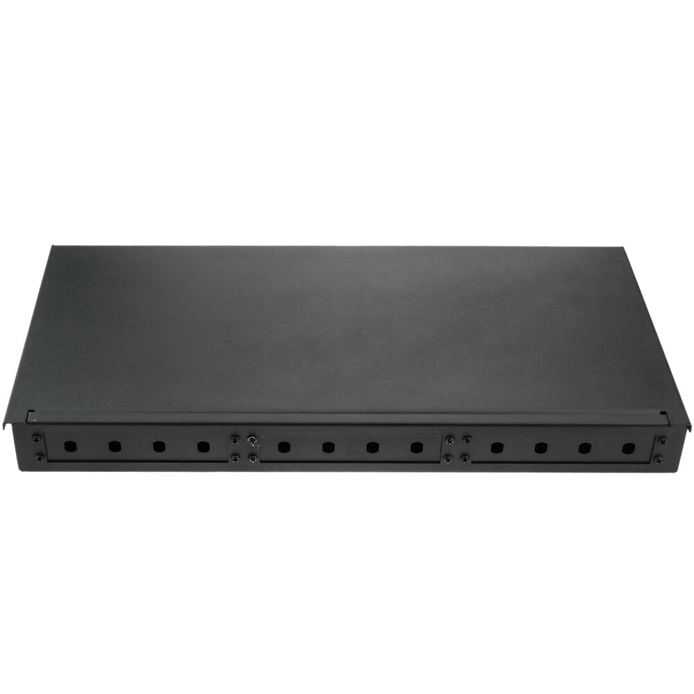 Bematik-Patch Panel Rack 19 &quot;Glasvezel 1U Zwart 12 Poort St