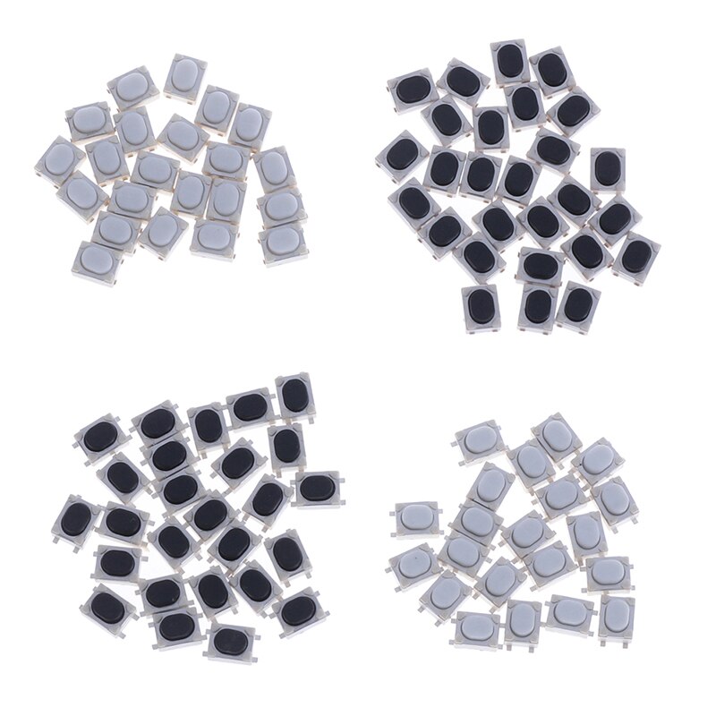 20Pcs 3*4*2.5Mm Smd Tact Switch 4 Pin Touch Micro Switch Push Button Switches
