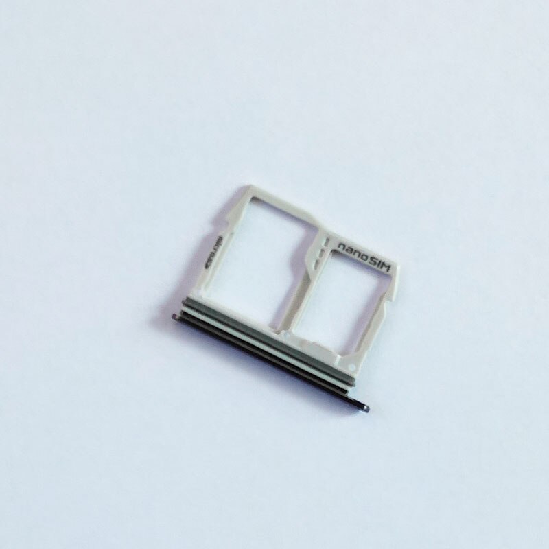 10 pz/lotto Sim + micro SD carta lettore Supporto Del Vassoio fessura Impermeabile Contenitore di Ricambio per LG G6 H871 H872 LS993 VS998 H873