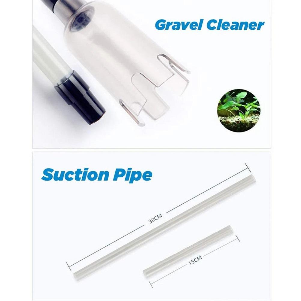 Aquarium Gravel Cleaner Water Exchanger Aquarium Siphon Cleaner Algae Remover Fish Tank Cleaning Tool