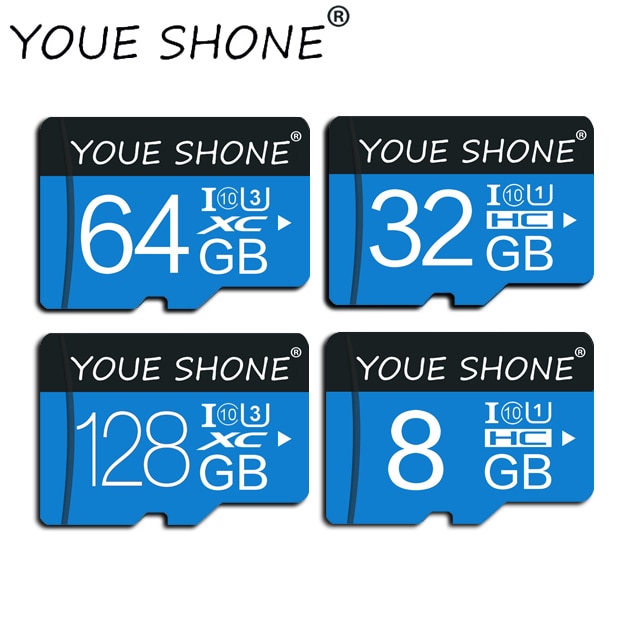 classe 10 noir carte micro sd 8GB 16GB 32GB 64GB 128GB carte mémoire Microsd SD usb flash pour Smartphone