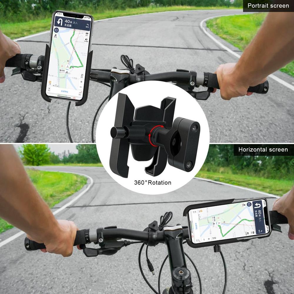 Soporte de teléfono móvil para motocicleta batería coche eléctrico para llevar a prueba de golpes soporte de teléfono móvil de navegación fija