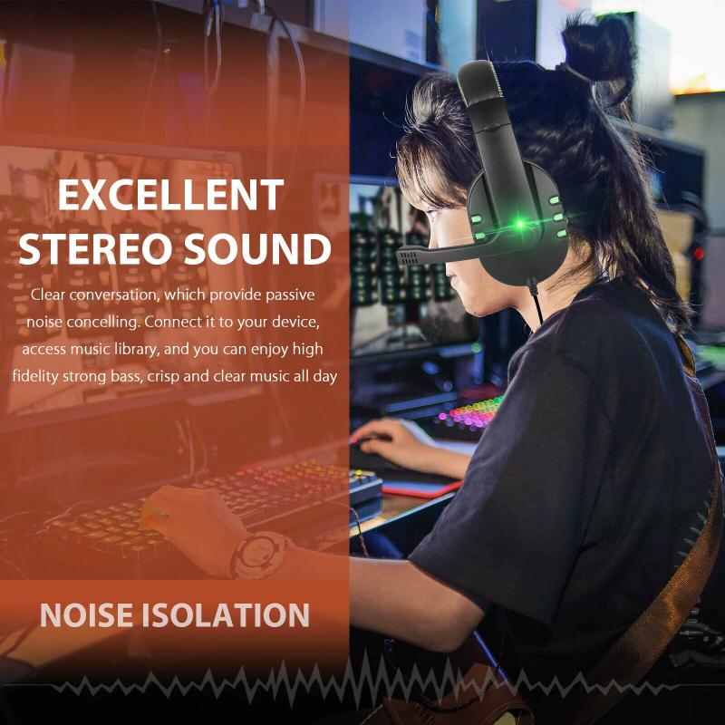 Headset Kopfhörer Kopfhörer Stereo Sport Kopfhörer Mikrofon Headset MP3 Spieler Für PS4 Für Nintendo Schalter Für PC Telefon