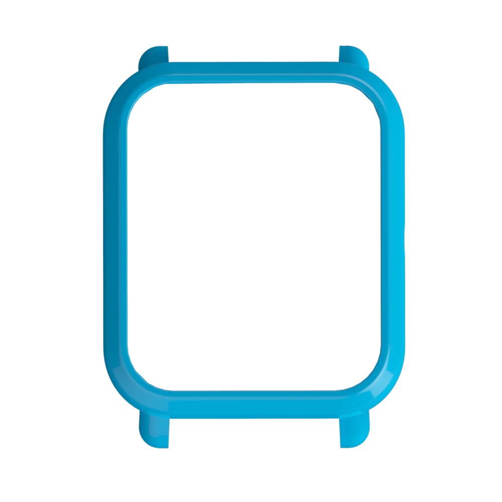 Para Amazfit GTS funda protectora parachoques cubierta completa TPU carcasa protectora para Huami Amazfit BIP/1S Accesorios: M / Azul