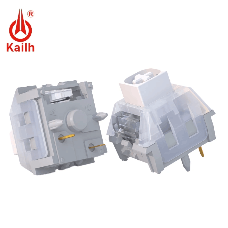 Kailh Box White Owl V2 Switch Klawiatura mechaniczna Clicky Przełączniki dotykowe Wodoodporny i pyłoszczelny przełącznik do gier MX RGB SMD 5Pin: Fioletowy Przełącznik