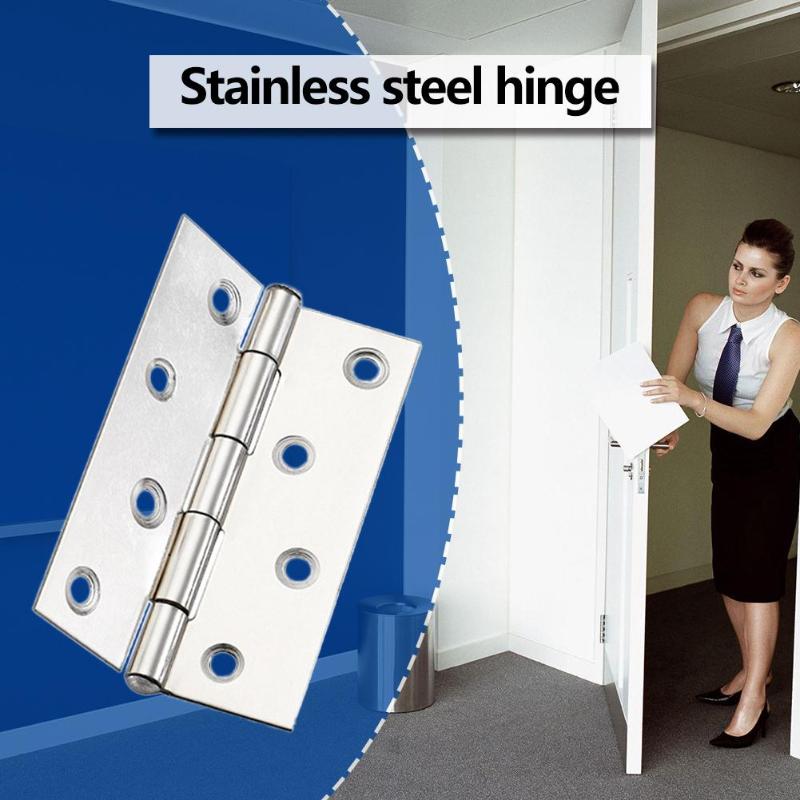 10pcs High Strength Hinge Connectors Stainless Steel Cabinet Cupboard Interior Door Hinges Furniture Fittings Furniture Hardware