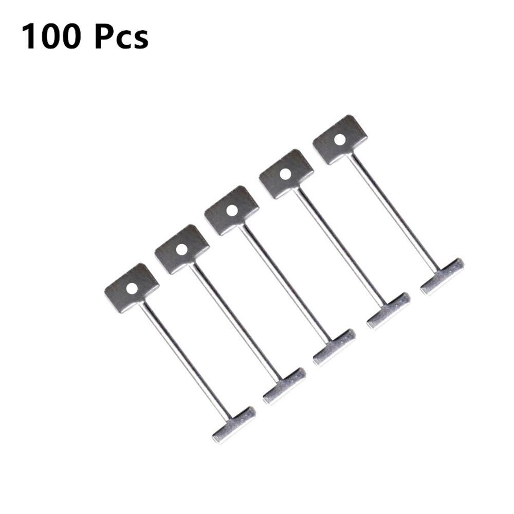 100 Pcs Replacement Steel Needles Flooring Wall Tiles Leveling System Replaceable Steel Needles Reusable Tile Installation Tools