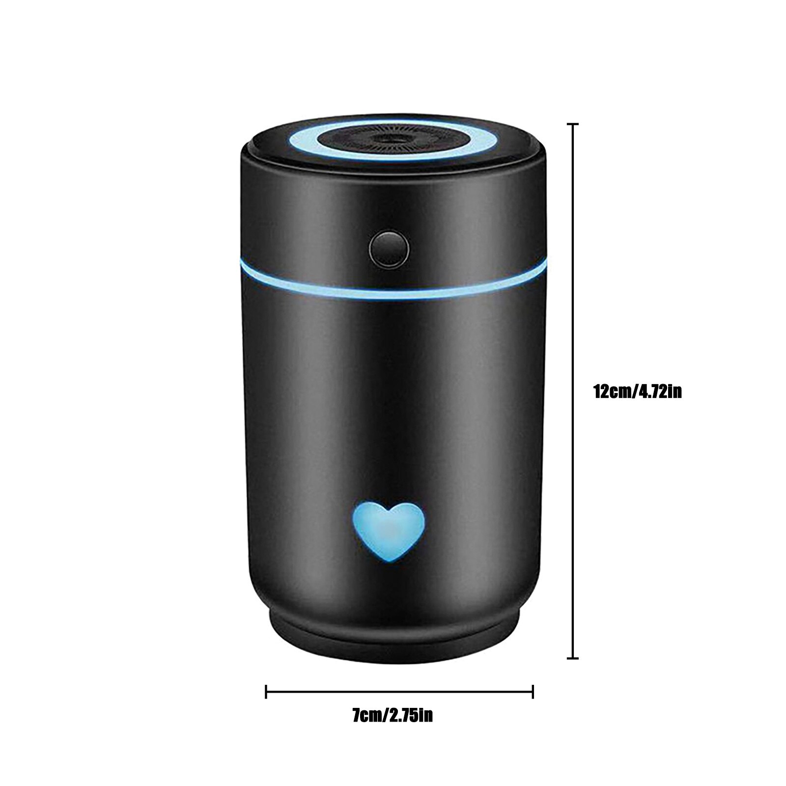 @ Car Humidifier Essential Aroma Oil Diffuser Oxygen Bar Usb Aromatherapy Portable Small Silent Mini Spray 220ml Hogar