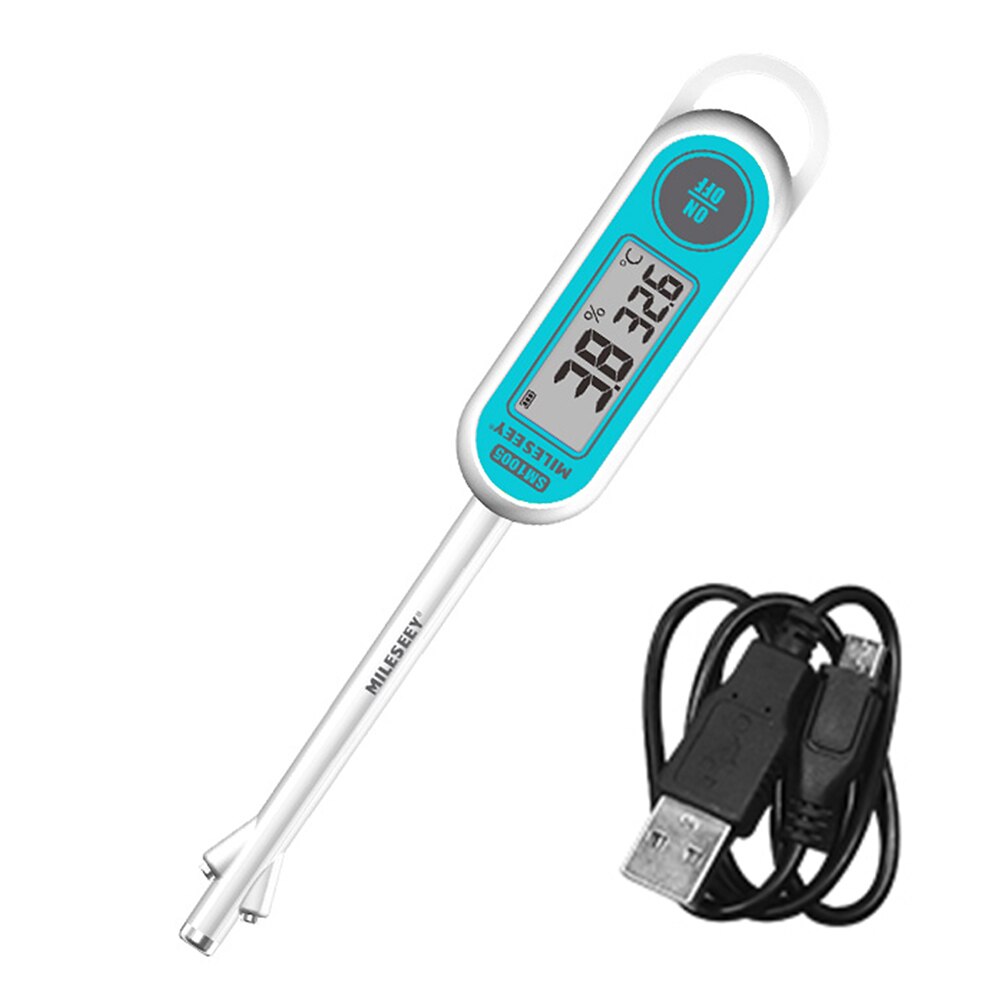 Multi-point Electric Salinity Meter LCD Digital Salinometer Mini Salt Measuring Device Rechargeable Salimeter Salinograph